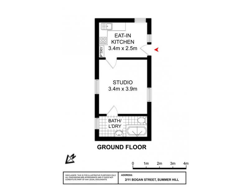 2/11 Bogan Street, Summer Hill NSW 2130 Floorplan
