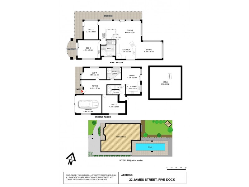 22 James Street, Five Dock NSW 2046 Floorplan