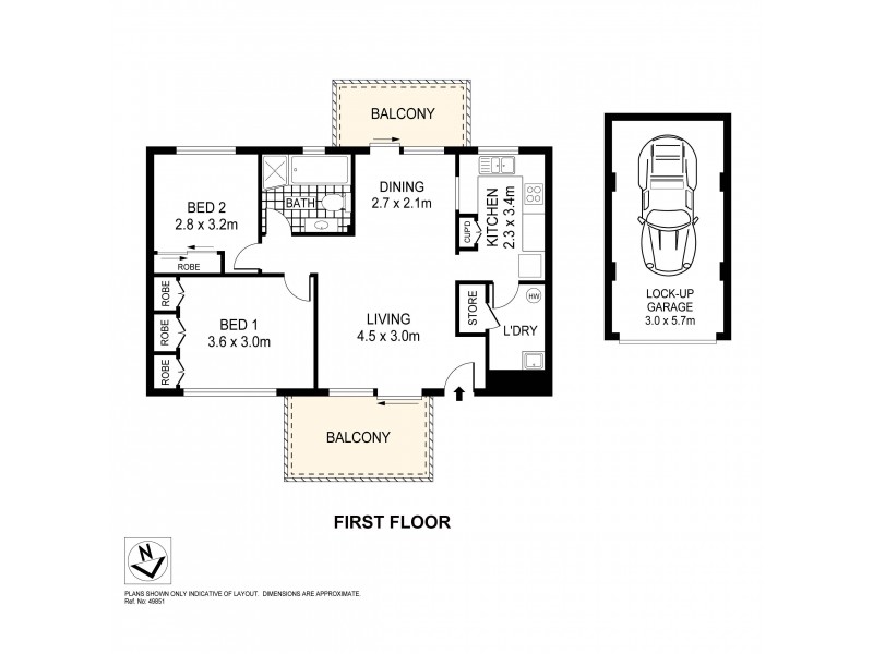 1/51 Alt Street, Ashfield NSW 2131 Floorplan