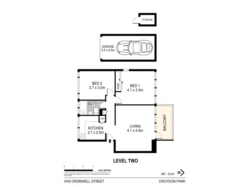 5/40 Cromwell Street, Croydon Park NSW 2133 Floorplan
