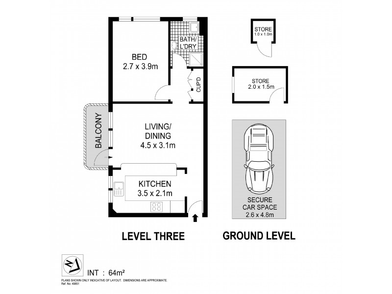15/7 Bruce Street, Ashfield NSW 2131 Floorplan