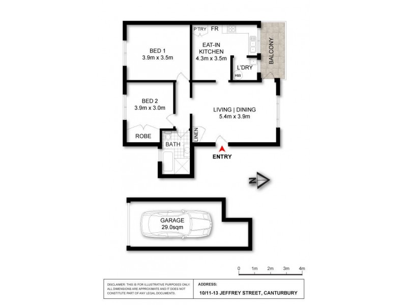 10/11 Jeffrey Street, Canterbury NSW 2193 Floorplan