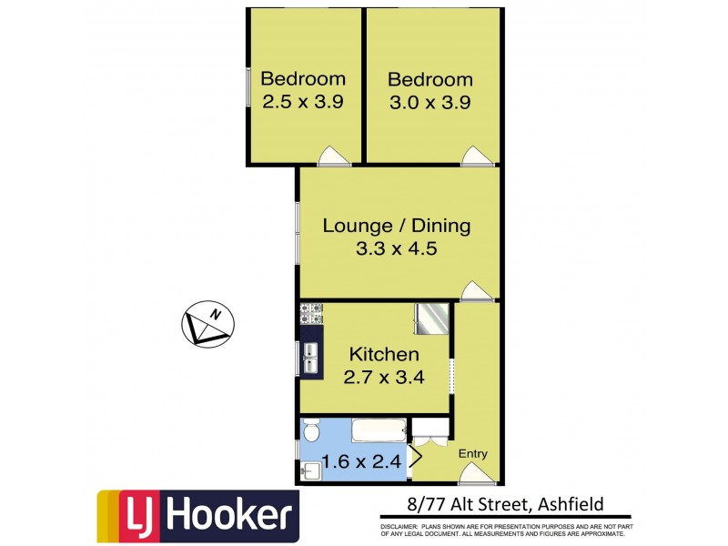 8/77 Alt Street, Ashfield NSW 2131 Floorplan