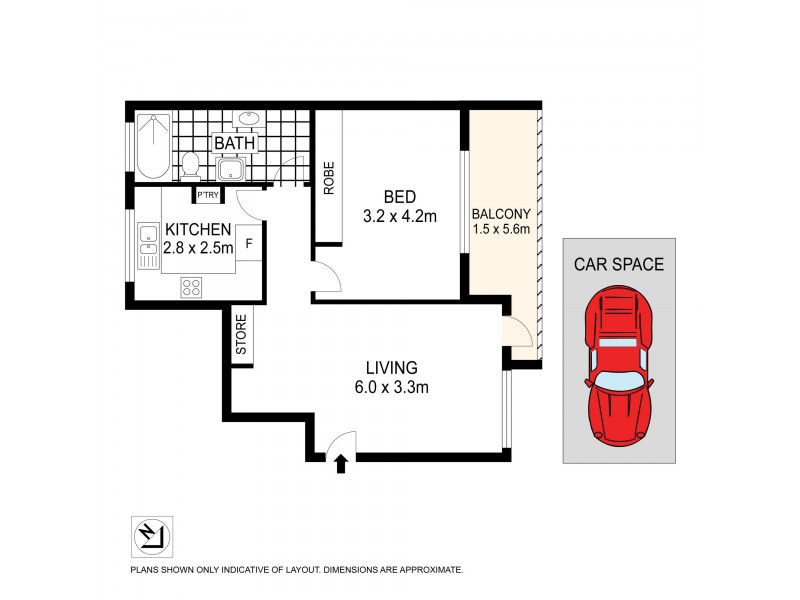 8/17 Loftus Street, Ashfield NSW 2131 Floorplan