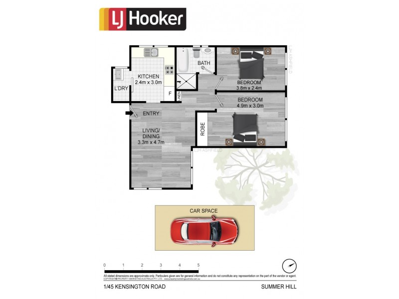 1/45 Kensington Road, Summer Hill NSW 2130 Floorplan