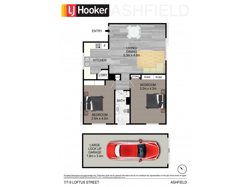 7/7 Loftus Street, Ashfield NSW 2131 Floorplan