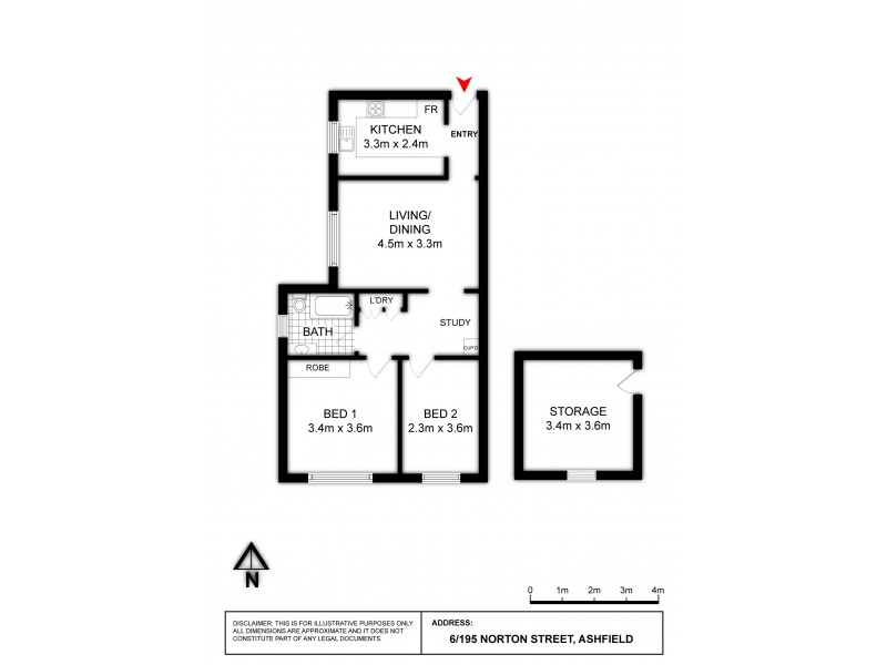 6/195 Norton Street, Ashfield NSW 2131 Floorplan