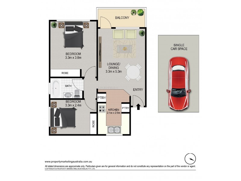 7/5 Henry Street, Ashfield NSW 2131 Floorplan