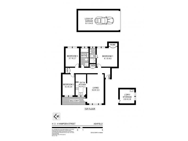 4/2-4 Hampden Street, Ashfield NSW 2131 Floorplan