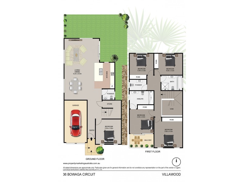 36 Bowaga Circuit, Villawood NSW 2163 Floorplan