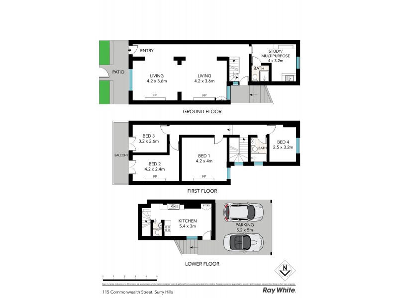 115 Commonwealth Street, Surry Hills NSW 2010 Floorplan