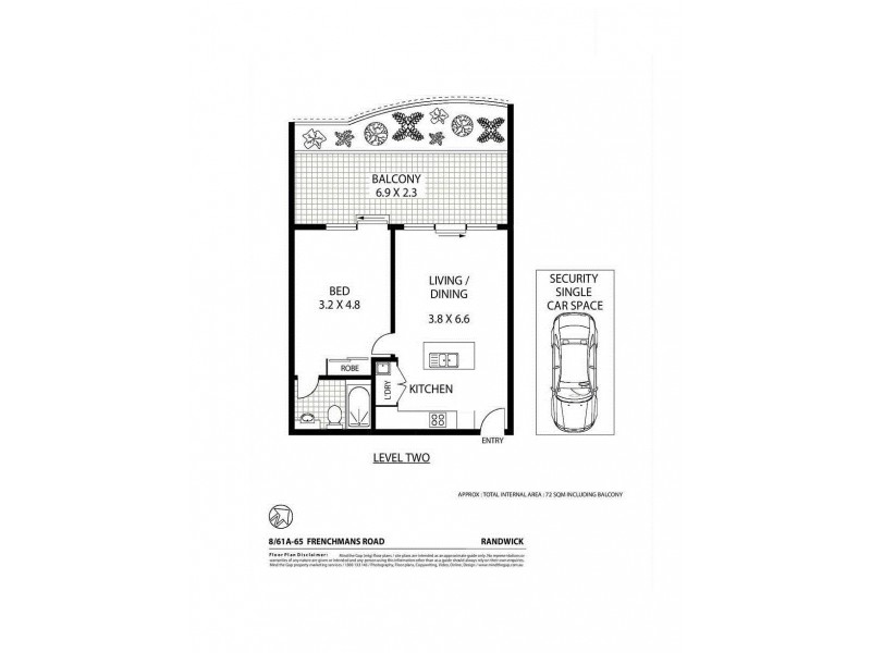 8/61A-65 Frenchmans Road, Randwick NSW 2031 Floorplan