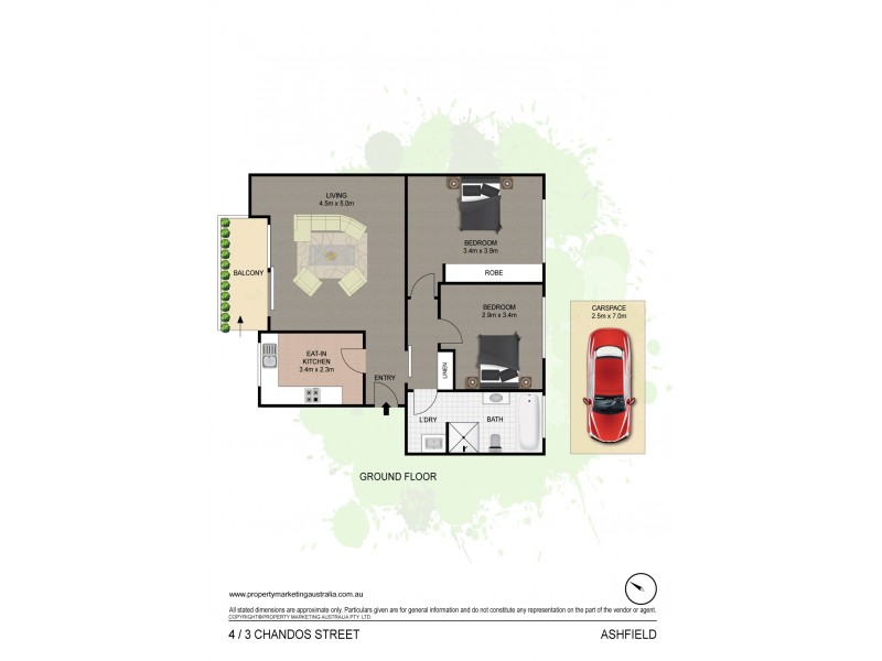 4/3 Chandos Street, Ashfield NSW 2131 Floorplan