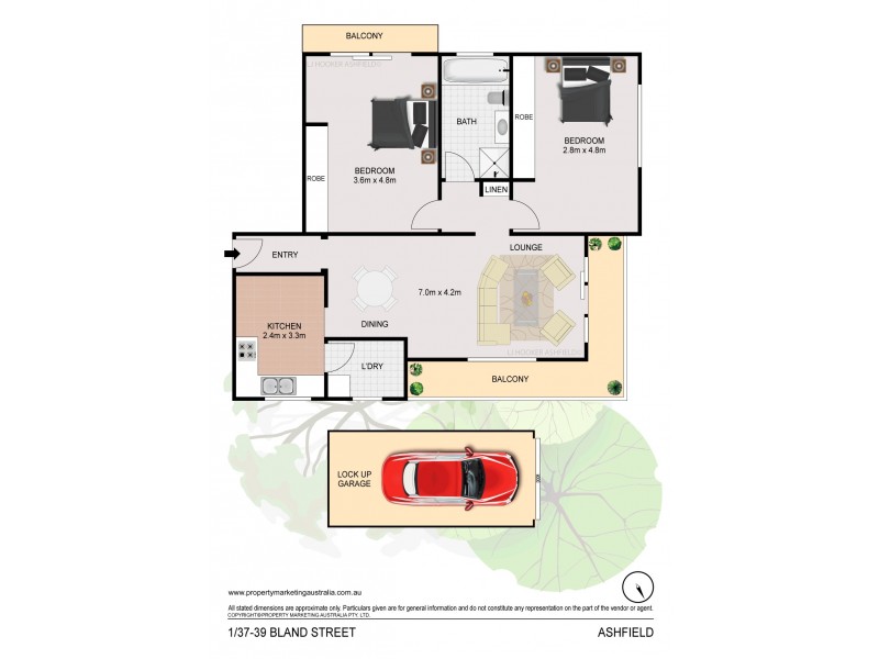 1/37-39 Bland Street, Ashfield NSW 2131 Floorplan