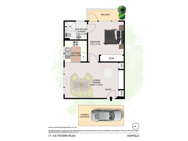 17/4-6 Tintern Road, Ashfield NSW 2131 Floorplan