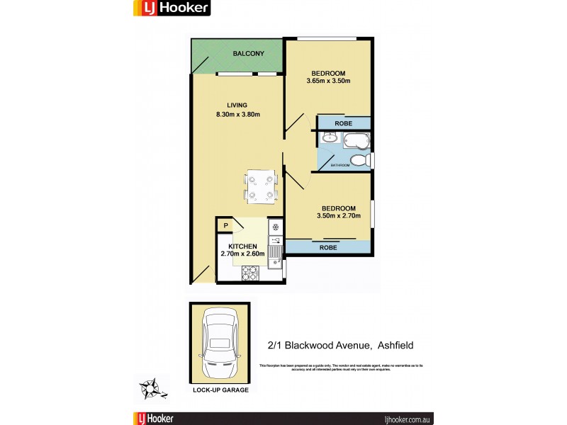 2/1 Blackwood Avenue, Ashfield NSW 2131 Floorplan