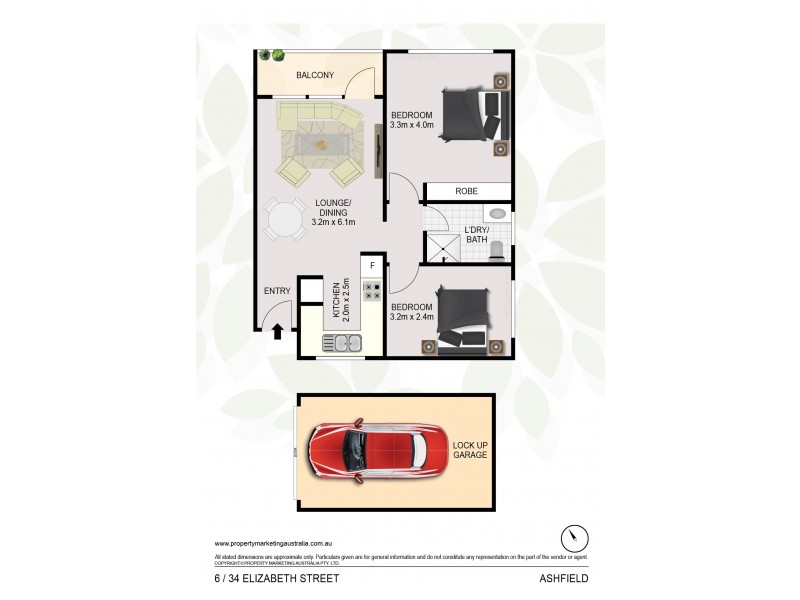 6/34 Elizabeth Street, Ashfield NSW 2131 Floorplan