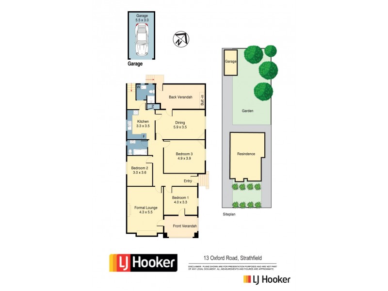 13 Oxford Road, Strathfield NSW 2135 Floorplan