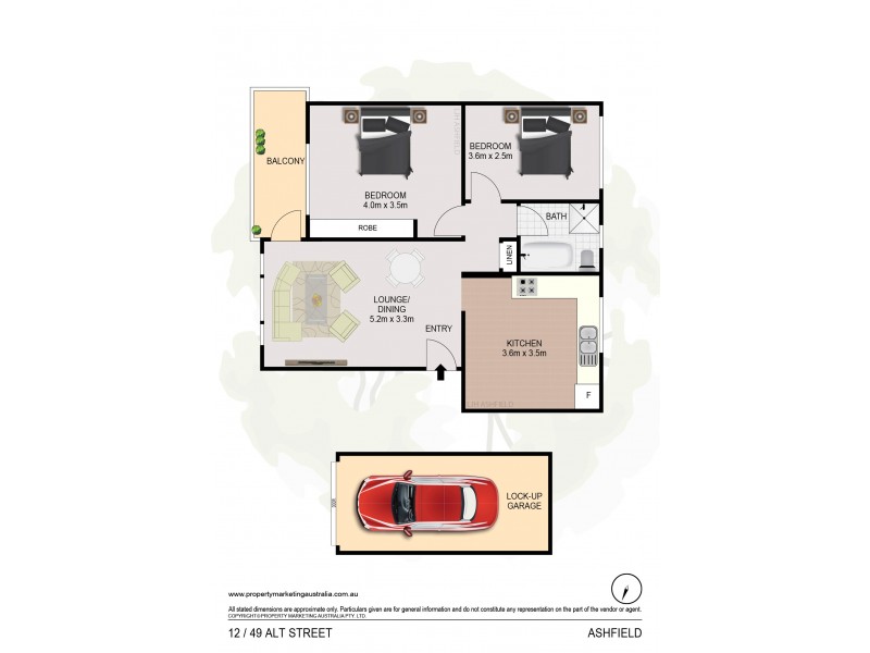12/49 Alt Street, Ashfield NSW 2131 Floorplan