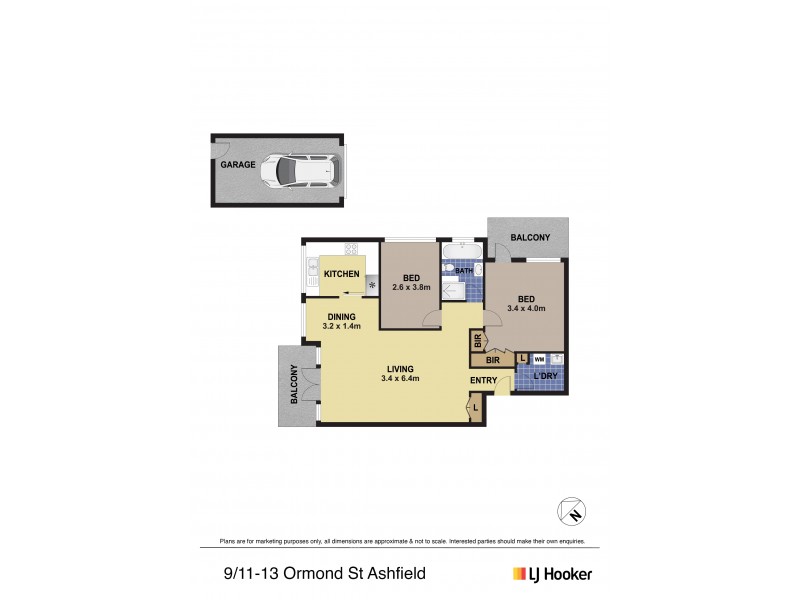 9/11-13 Ormond Street, Ashfield NSW 2131 Floorplan
