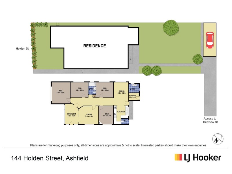 144 Holden Street, Ashfield NSW 2131 Floorplan