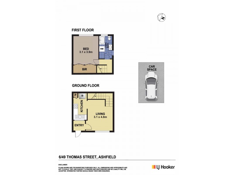 6/49 Thomas Street, Ashfield NSW 2131 Floorplan