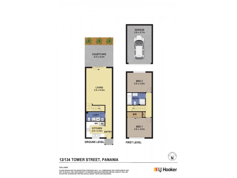 12/134 Tower Street, Panania NSW 2213 Floorplan