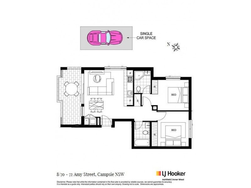 8/70-72 Amy Street, Campsie NSW 2194 Floorplan