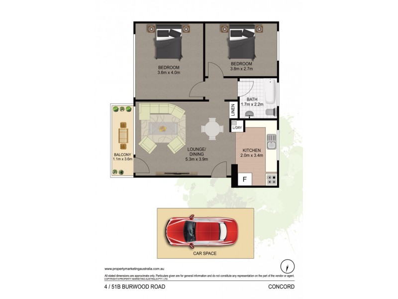4/51B Burwood Road, Concord NSW 2137 Floorplan