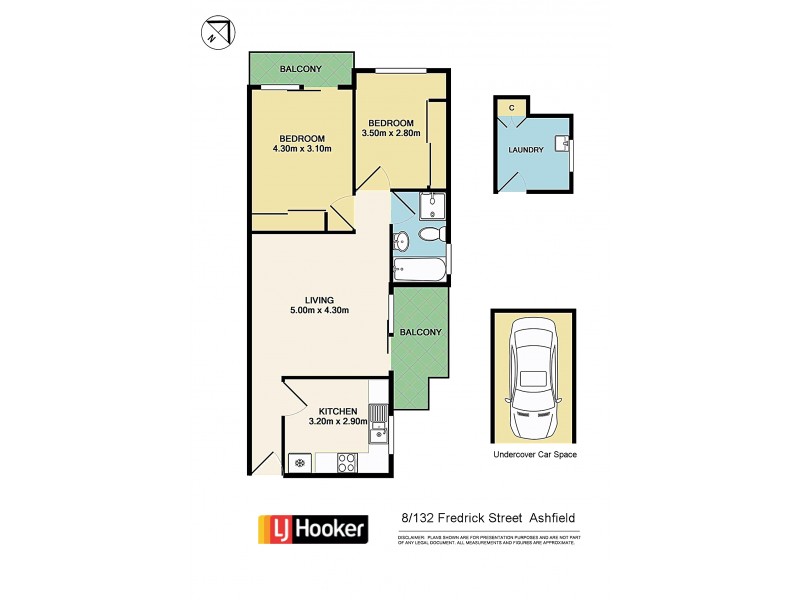 8/132 Frederick Street, Ashfield NSW 2131 Floorplan