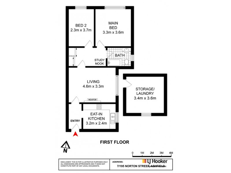 7/195 Norton Street, Ashfield NSW 2131 Floorplan
