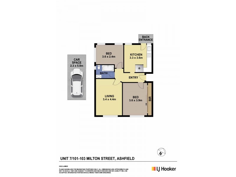 7/101 Milton Street, Ashfield NSW 2131 Floorplan
