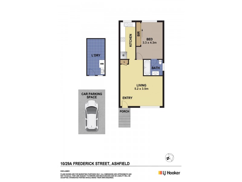 10/29a Frederick Street, Ashfield NSW 2131 Floorplan