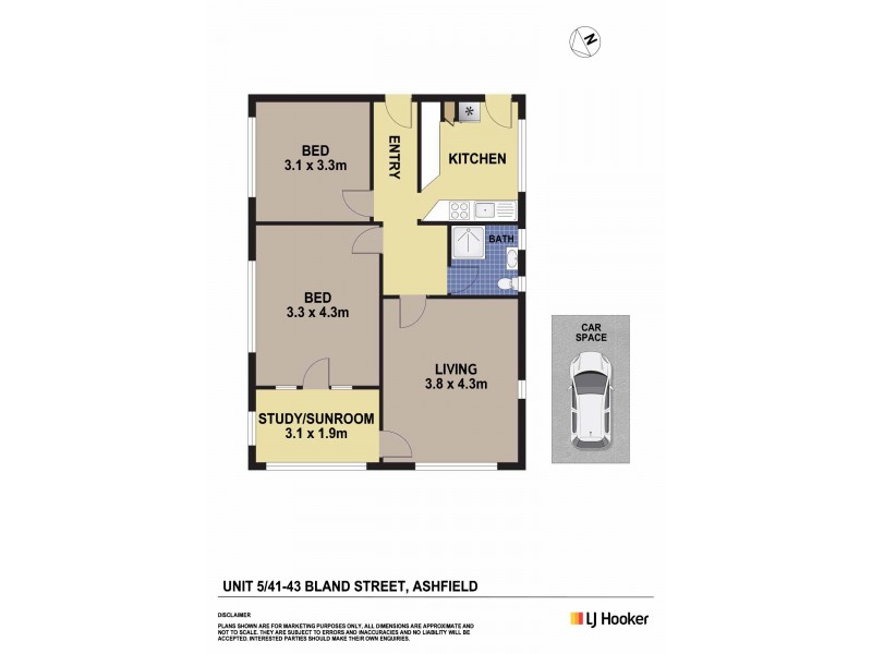 5/41-43 Bland Street, Ashfield NSW 2131 Floorplan