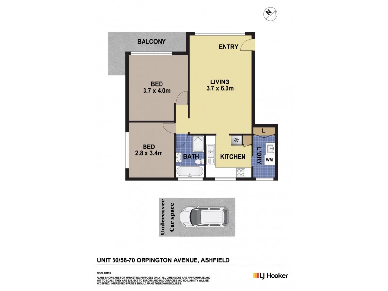 30/58-70 Orpington Street, Ashfield NSW 2131 Floorplan