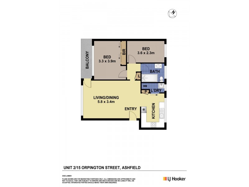 2/15 Orpington Street, Ashfield NSW 2131