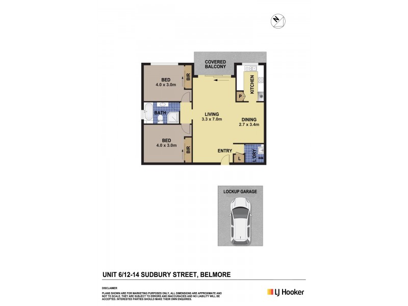 6/12-14 Sudbury Street, Belmore NSW 2192 Floorplan