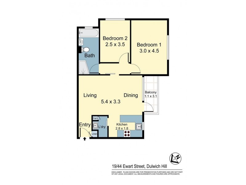 19/44 Ewart Street, Marrickville NSW 2204 Floorplan