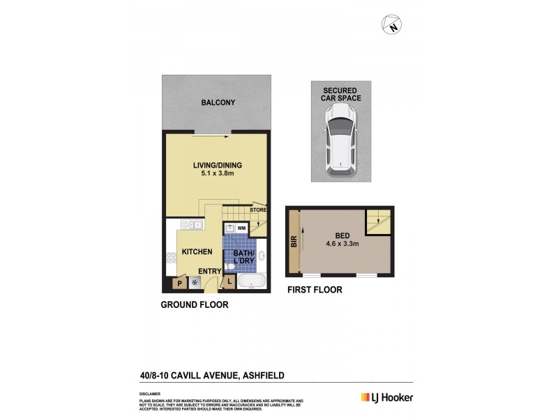 40/8 Cavill Avenue, Ashfield NSW 2131 Floorplan