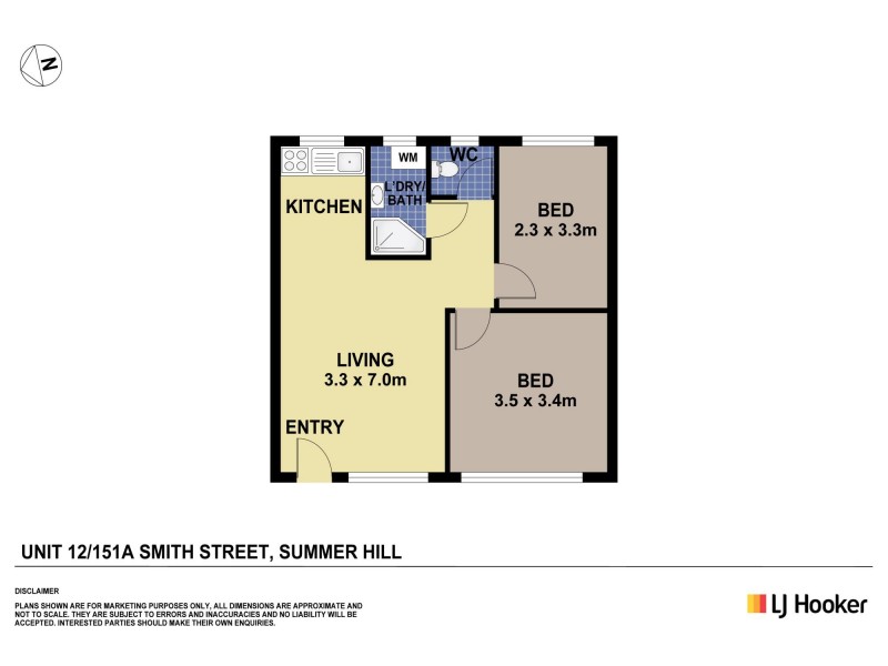12/151A Smith Street, Summer Hill NSW 2130 Floorplan