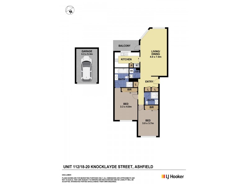 112/18-20 Knocklayde Street, Ashfield NSW 2131 Floorplan