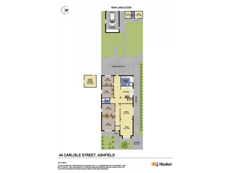 44 Carlisle Street, Ashfield NSW 2131 Floorplan