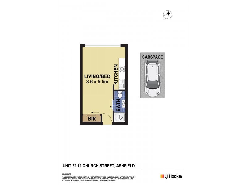 22/11 Church Street, Ashfield NSW 2131 Floorplan