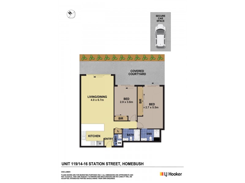 119/14-16 Station Street, Homebush NSW 2140 Floorplan
