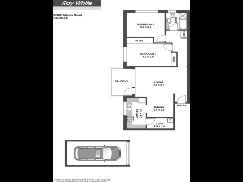 9/360 Alison Road, Coogee NSW 2034