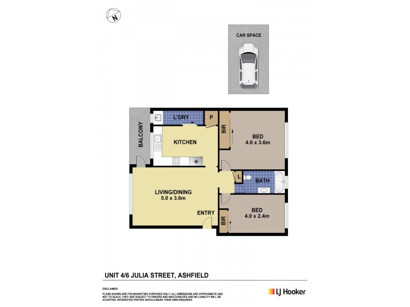 4/6 Julia Street, Ashfield NSW 2131 Floorplan