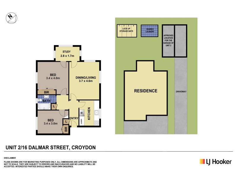 2/16 Dalmar Street, Croydon NSW 2132 Floorplan