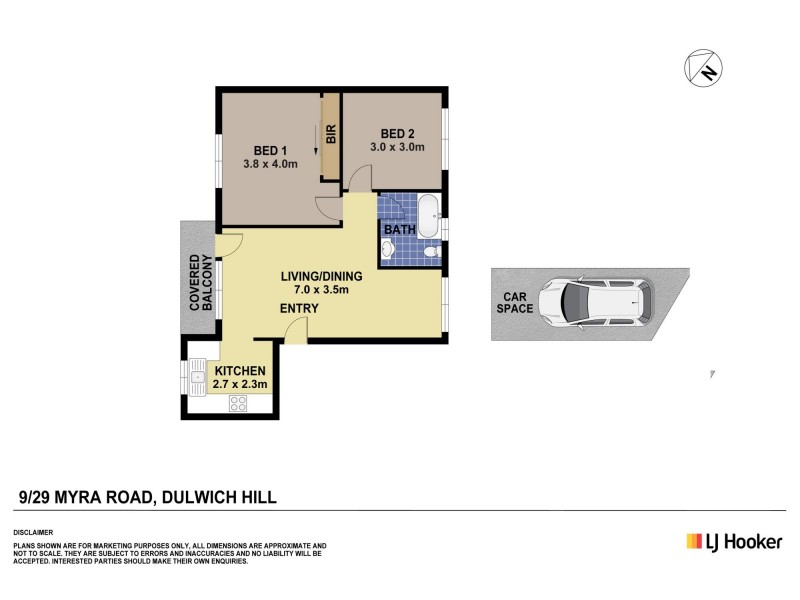 9/29 Myra Road, Dulwich Hill NSW 2203 Floorplan