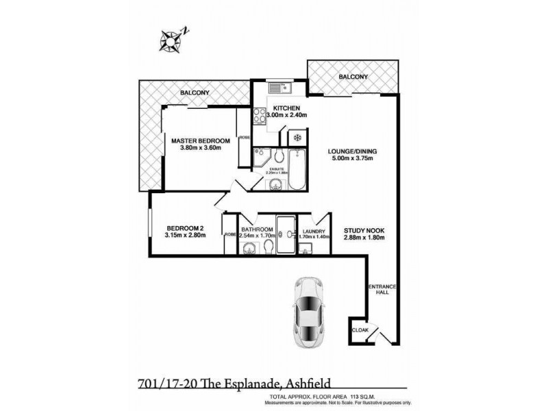 701/17-20 The Esplanade, Ashfield NSW 2131