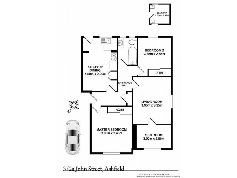 3/2a John Street, Ashfield NSW 2131